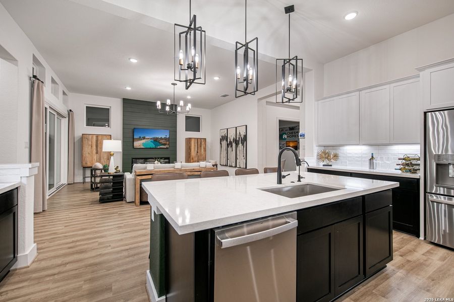 Furnished interior view inside a new home in Mesa Western, Cibolo (Image 14).