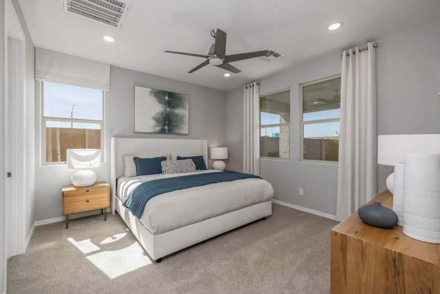 Furnished interior view inside a new home in The Grove at El Cidro, Goodyear (Image 24).
