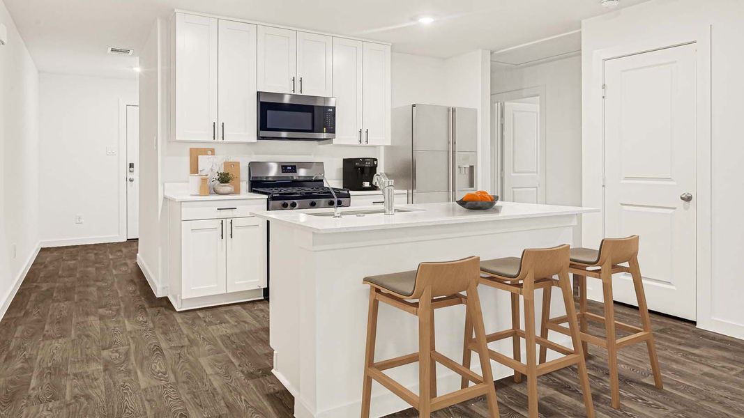 Furnished interior view inside a new home in Milo Farms, Rosenberg (Image 4).