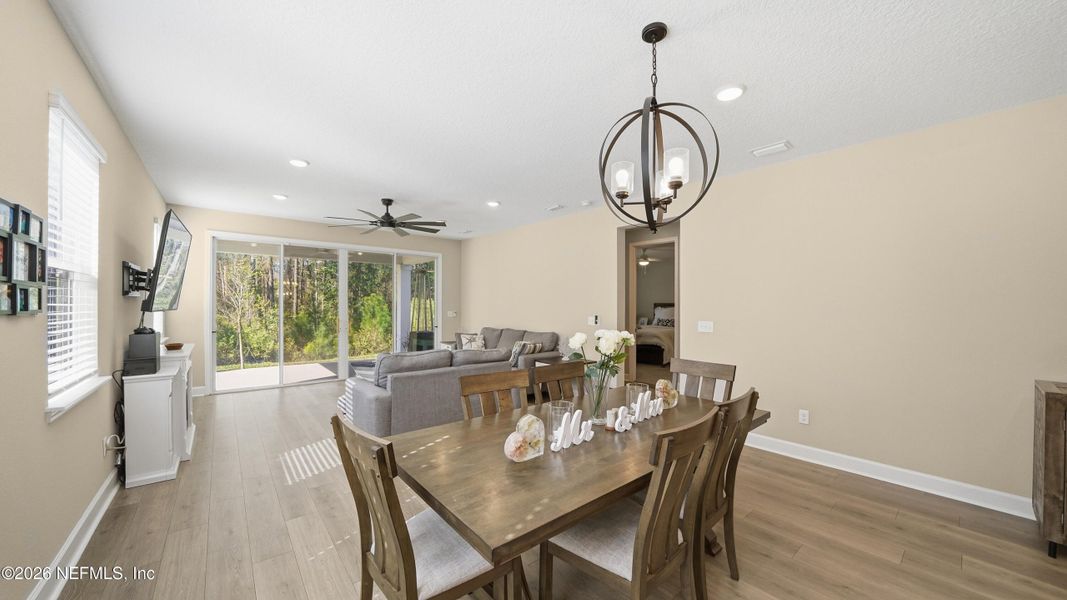 Furnished interior view inside a new home in Tributary, Yulee (Image 31).