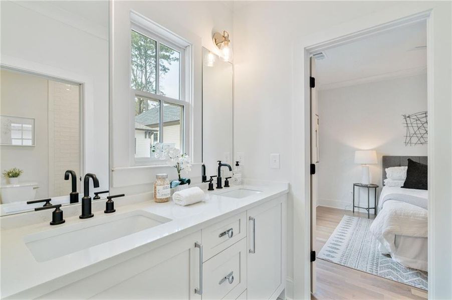 Furnished interior view inside a new home in Pendergrast Farm, Atlanta (Image 43).