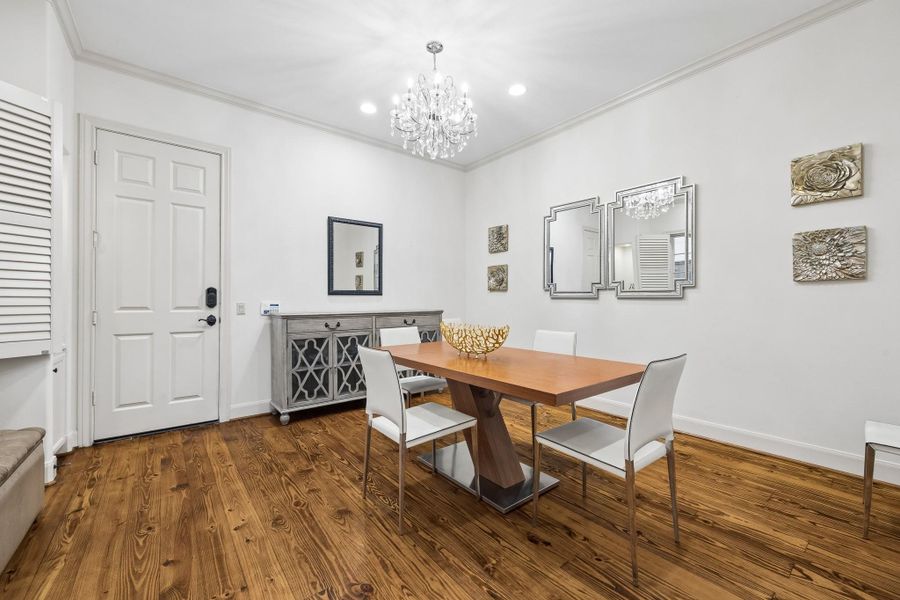 Furnished interior view inside a new home in , Houston (Image 14).