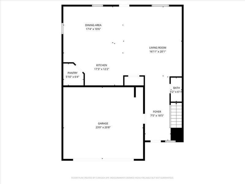 2D floor plan layout of this home in , Carrollton, GA (Image 7).