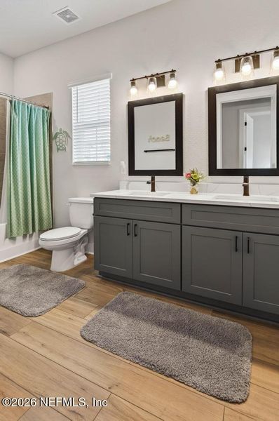 Furnished interior view inside a new home in , Hilliard (Image 36).