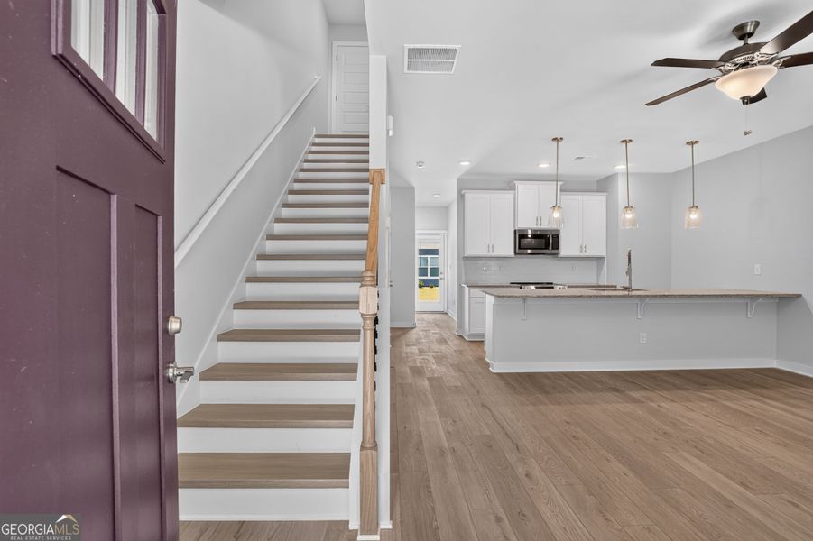 Spacious, unfurnished interior of a new home in The Cottages at East Lanier, Fayetteville (Image 8).