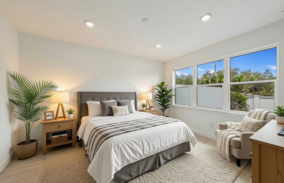 Furnished interior view inside a new home in Shores at Stillwater, Englewood (Image 9). Furnished interior view inside a new home in Shores at Stillwater, Englewood (Image 9).