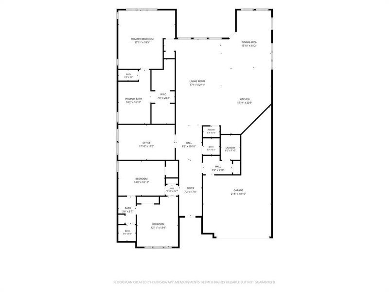 2D floor plan layout of this home in Pecan Square – Classics, Northlake, TX (Image 4).
