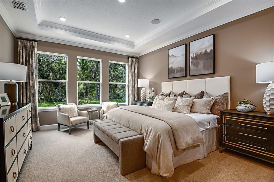 Furnished interior view inside a new home in Lochside, Mount Dora (Image 24). Furnished interior view inside a new home in Lochside, Mount Dora (Image 24).