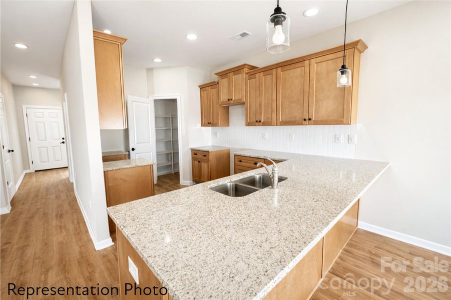 Furnished interior view inside a new home in , Charlotte (Image 5).