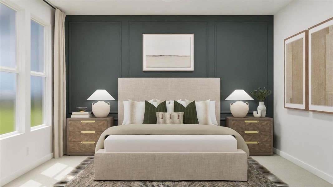 Furnished interior view inside a new home in Ashland, Angleton (Image 15).