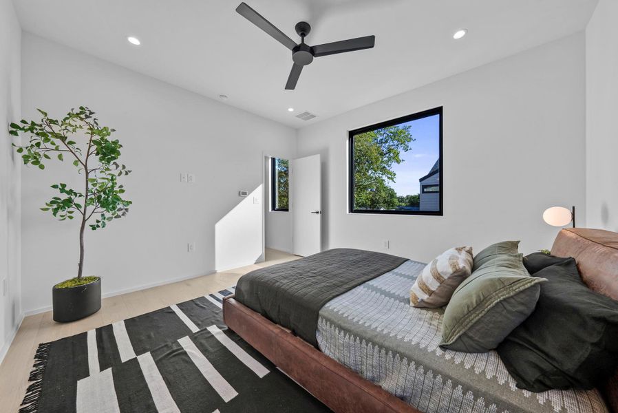 Primary bedroom alternate view Primary bedroom alternate view