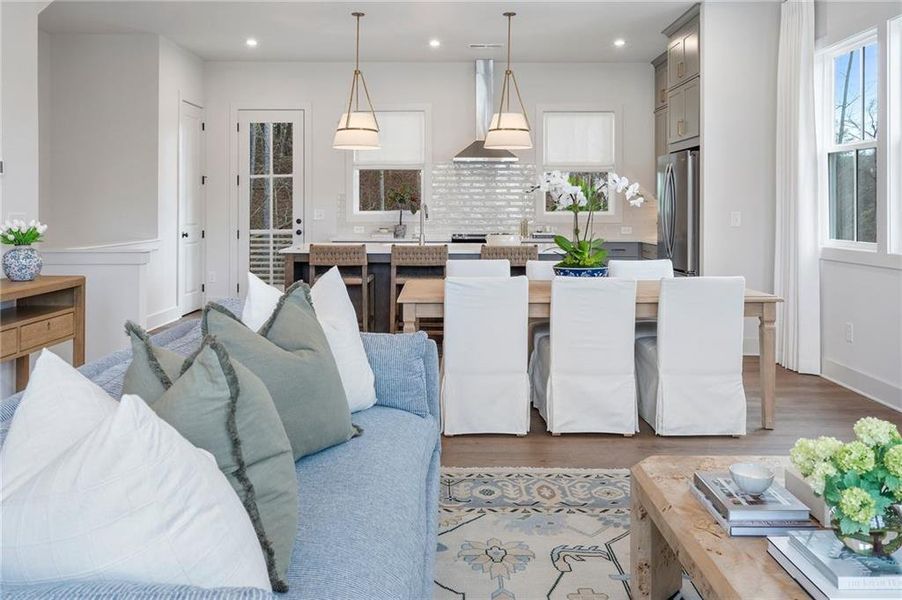 Furnished interior view inside a new home in , Alpharetta (Image 13).