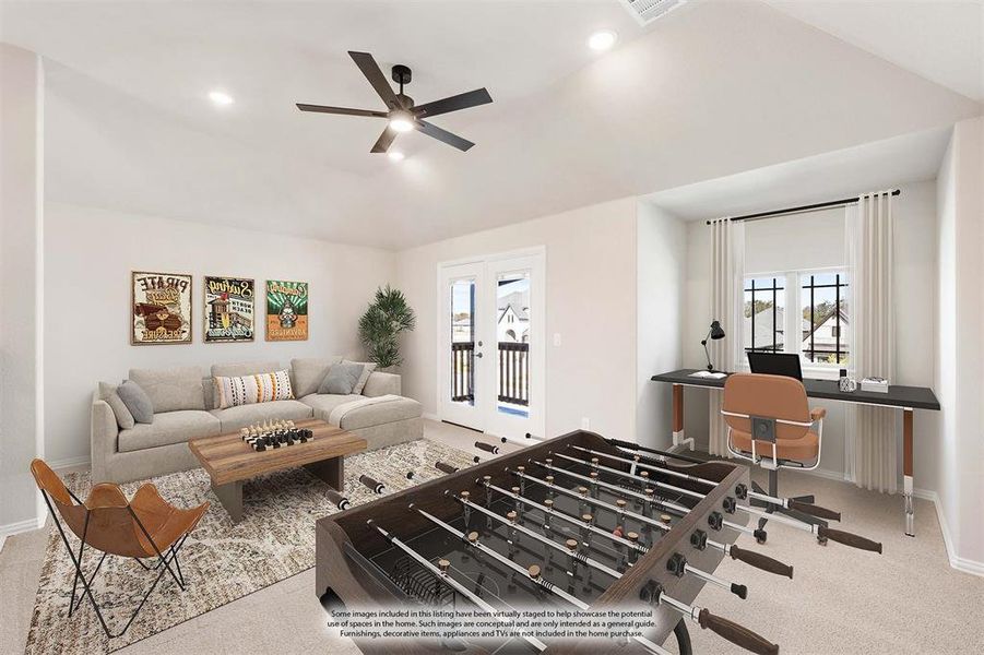 Furnished interior view inside a new home in Anderson Crossing, Trenton (Image 7).