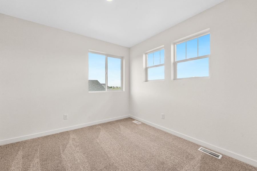 Spacious, unfurnished interior of a new home in Union Colony West, Greeley (Image 17). Spacious, unfurnished interior of a new home in Union Colony West, Greeley (Image 17).