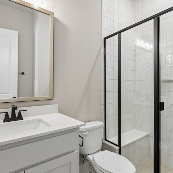 Furnished interior view inside a new home in Mosaic – 70′ Lots, Prosper (Image 35).