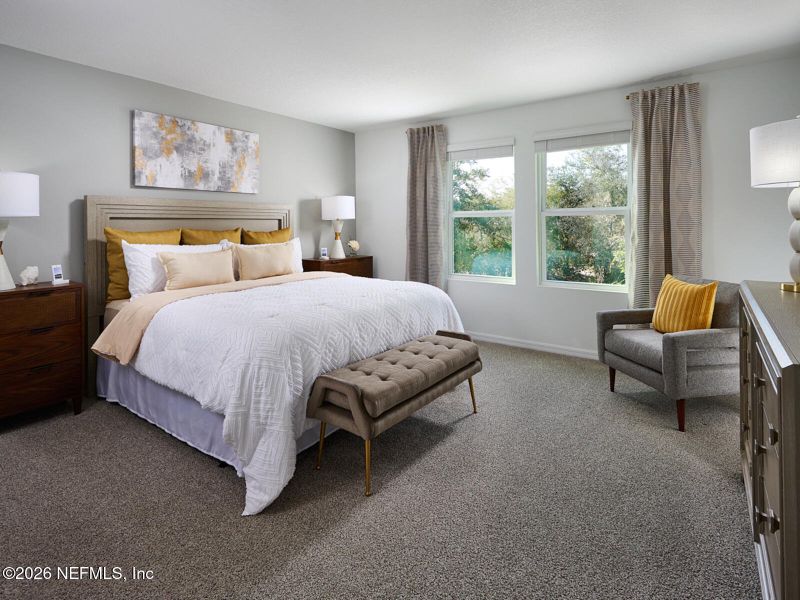 Furnished interior view inside a new home in Flagler Village - Signature Series, Palm Coast (Image 8).