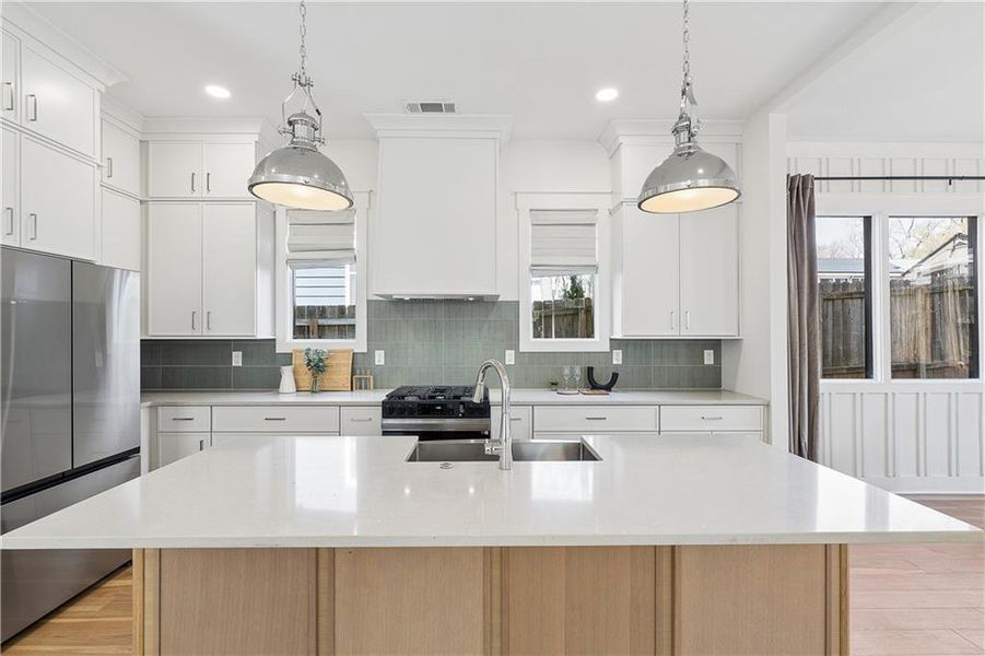 Furnished interior view inside a new home in , Atlanta (Image 36).