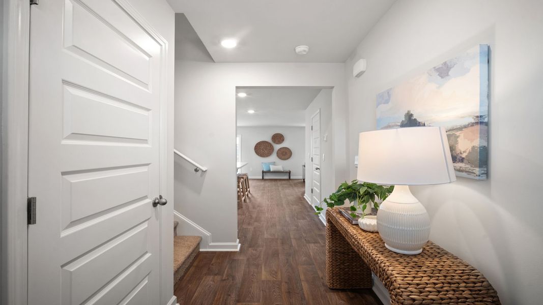 Furnished interior view inside a new home in The Groves at Bees Creek, Ridgeland (Image 16).