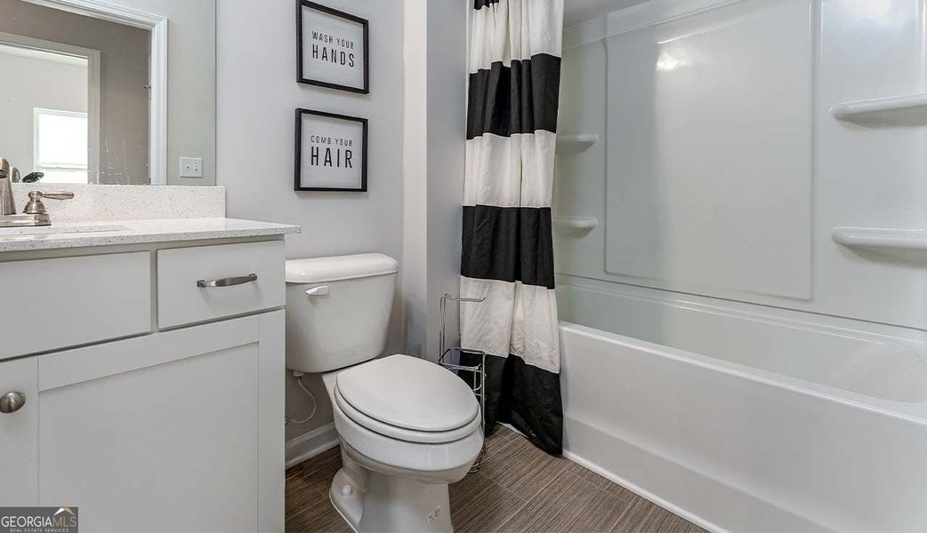 Furnished interior view inside a new home in Bryson Farms, Byron (Image 5).