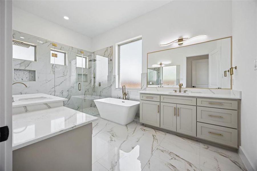 Furnished interior view inside a new home in , North Richland Hills (Image 9).