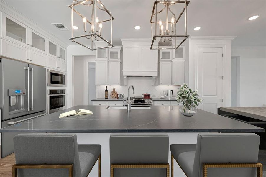 Furnished interior view inside a new home in Heath Golf & Yacht Villas, Heath (Image 25).