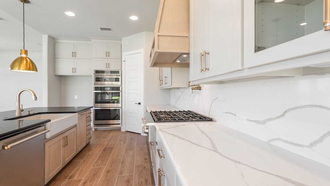 Furnished interior view inside a new home in Talon Hills 60'/70', Fort Worth (Image 9).