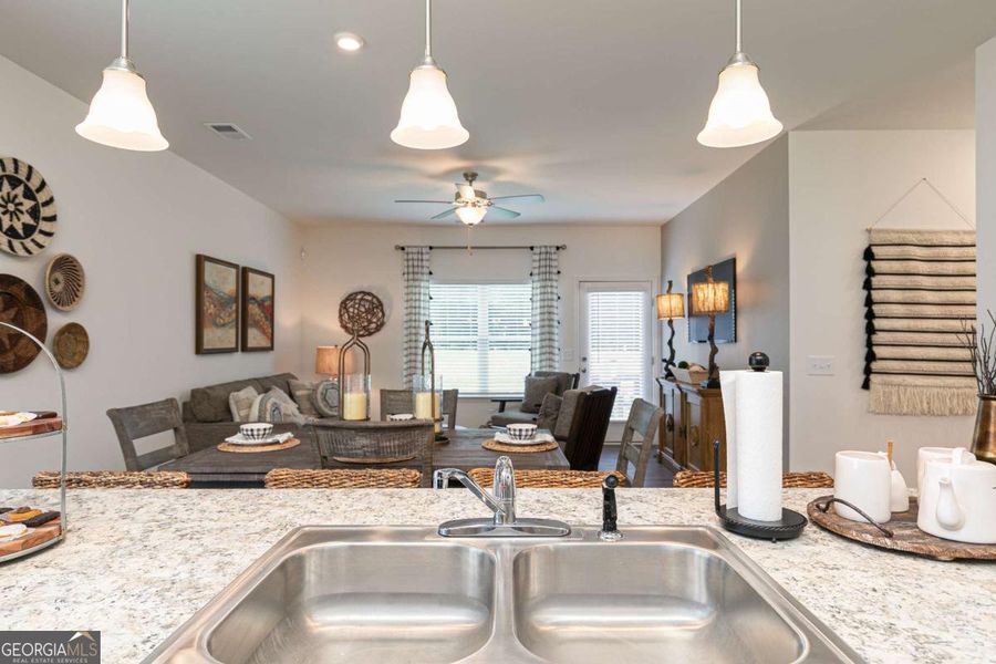 Furnished interior view inside a new home in Maddox Station, Eatonton (Image 14).