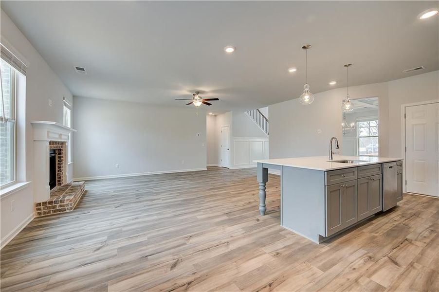 Spacious, unfurnished interior of a new home in Cambria at Traditions, Hampton (Image 25).