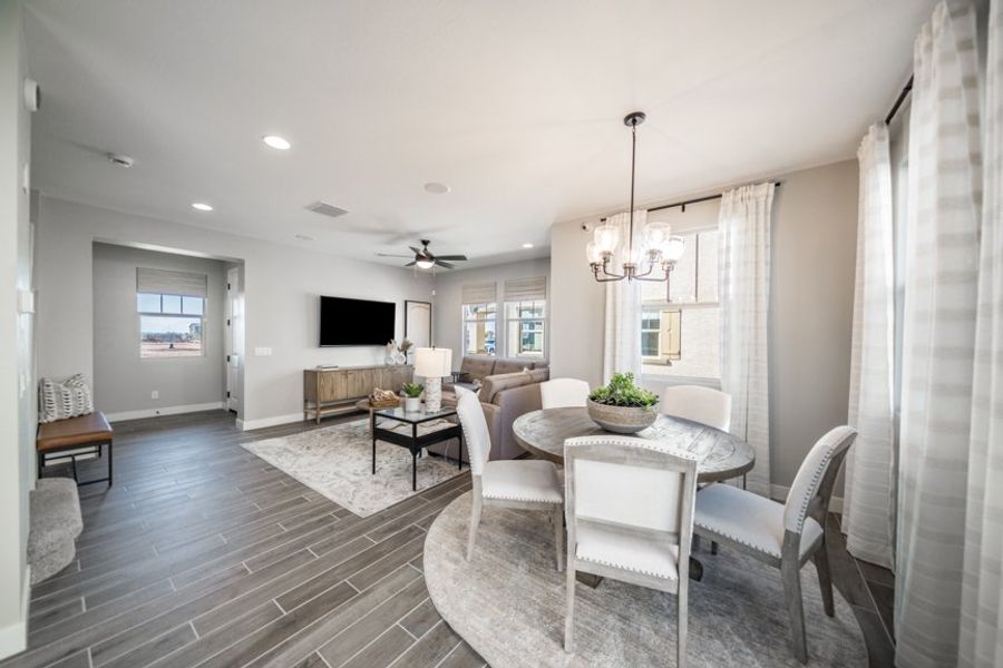 Furnished interior view inside a new home in Parkside, Avondale (Image 7).