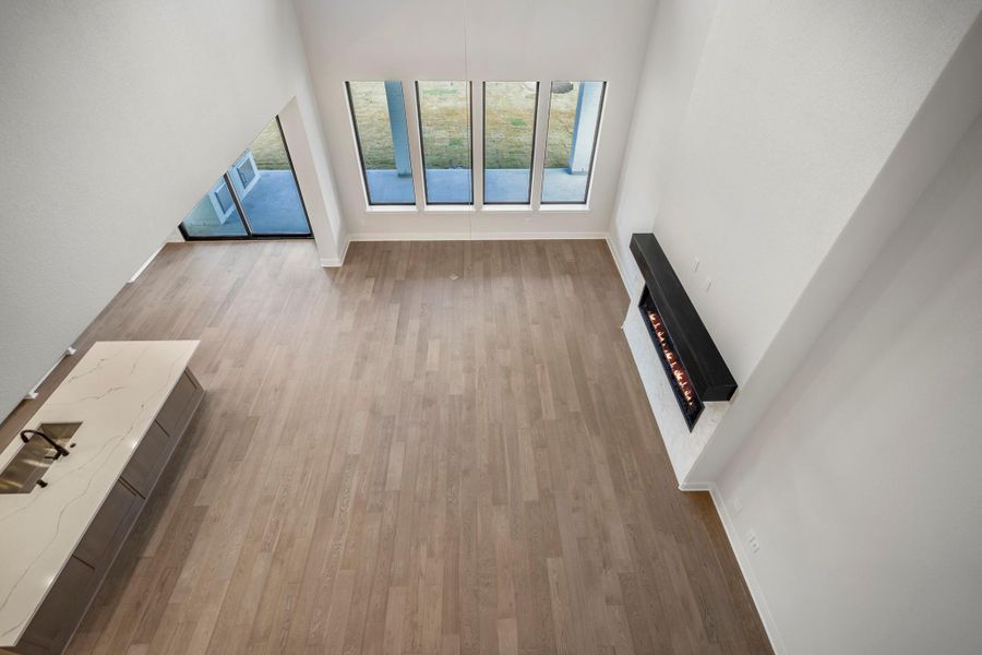 Spacious, unfurnished interior of a new home in Artavia 70′ Lots, Conroe (Image 44).