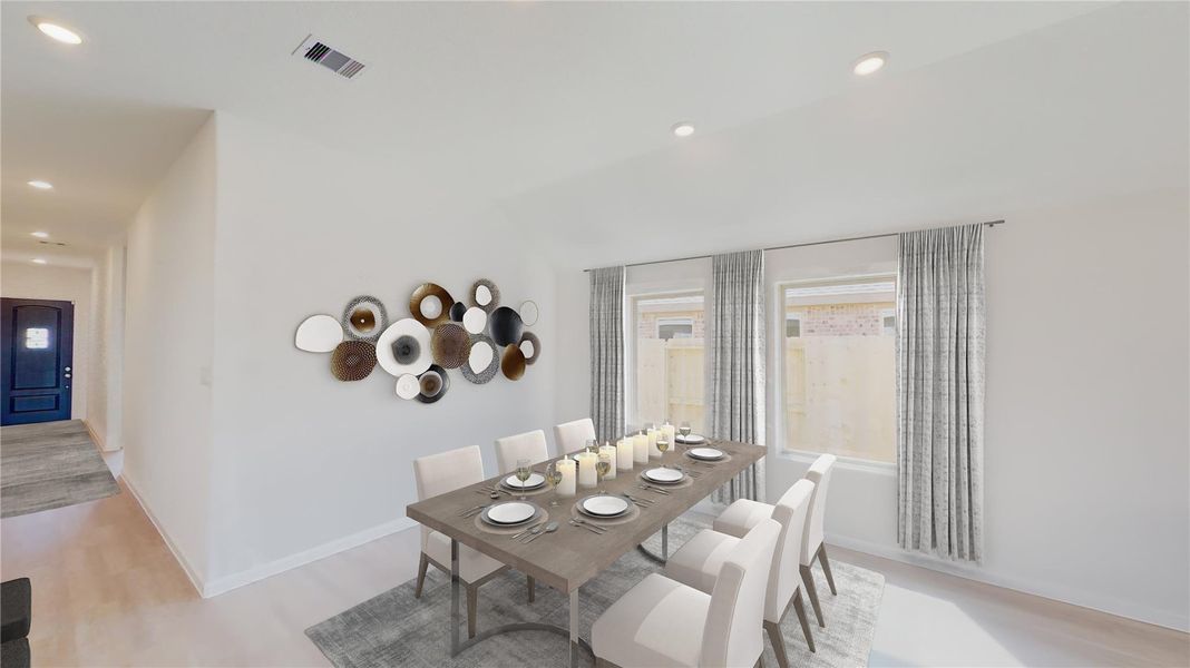 Furnished interior view inside a new home in Monarch Landing, Needville (Image 8).