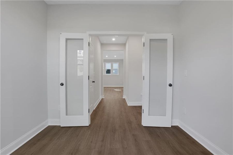 Spacious, unfurnished interior of a new home in The Paddocks at Doc Hughes, Buford (Image 51).