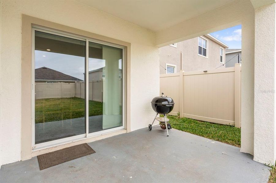Exterior details and patio area of a home in Farm at Varrea, Plant City (Image 31). Exterior details and patio area of a home in Farm at Varrea, Plant City (Image 31).