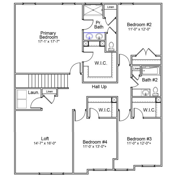 2D floor plan layout of this home in Hainer Place, Conway, SC (Image 3). 2D floor plan layout of this home in Hainer Place, Conway, SC (Image 3).