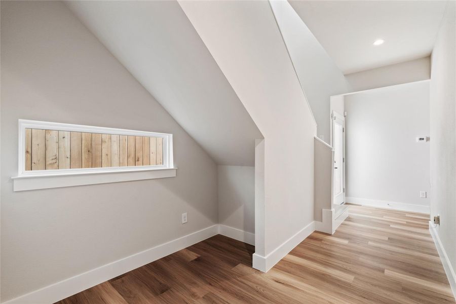 A dedicated mudroom-style entry just off the garage, designed to keep daily clutter contained before you step into the home.