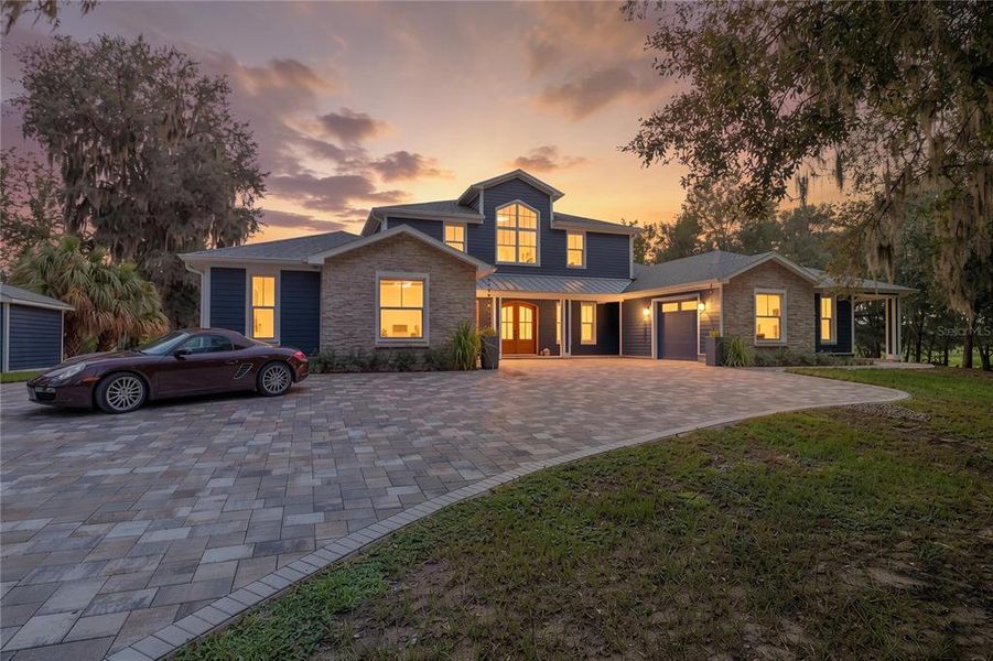 Front exterior of a new home in , Brooksville, FL, highlighting curb appeal (Image 2). Front exterior of a new home in , Brooksville, FL, highlighting curb appeal (Image 2).