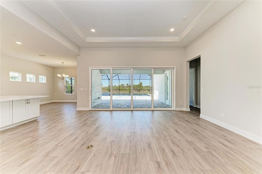 Spacious, unfurnished interior of a new home in EVERLY at Wellen Park, Venice (Image 32).
