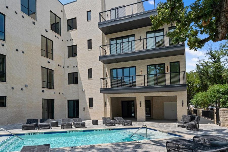 Front exterior of a new home in , Dallas, TX, highlighting curb appeal (Image 22).