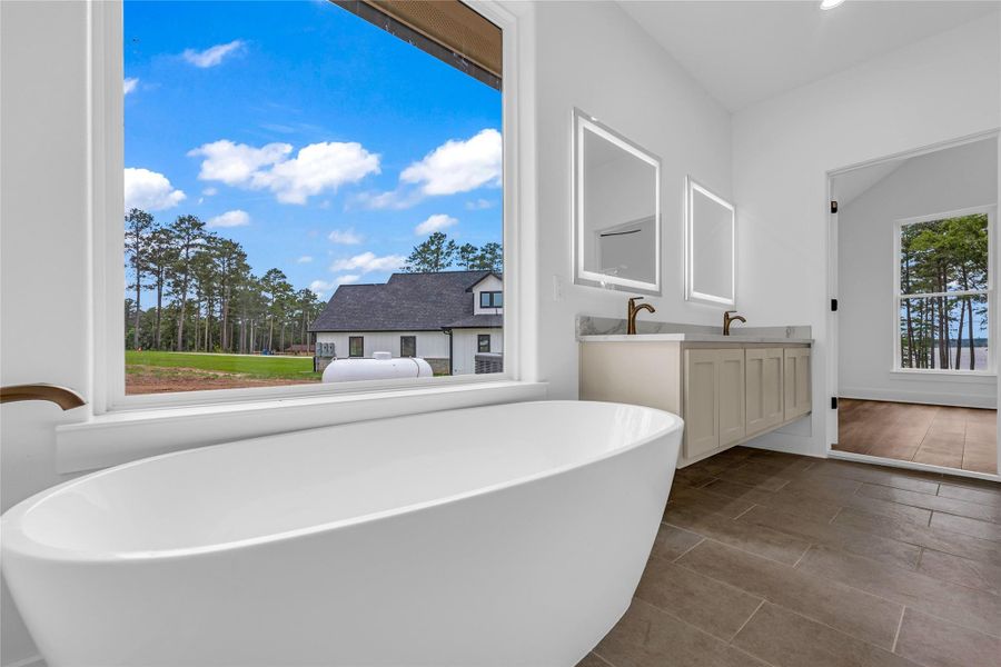 Furnished interior view inside a new home in , Brookeland (Image 6).
