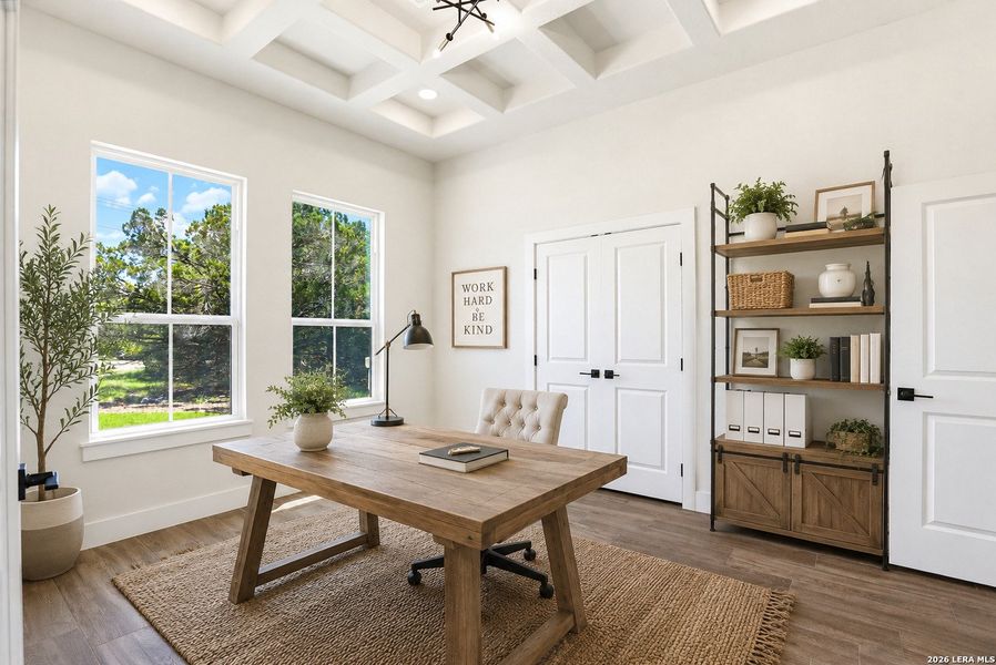 Furnished interior view inside a new home in , Spring Branch (Image 10).