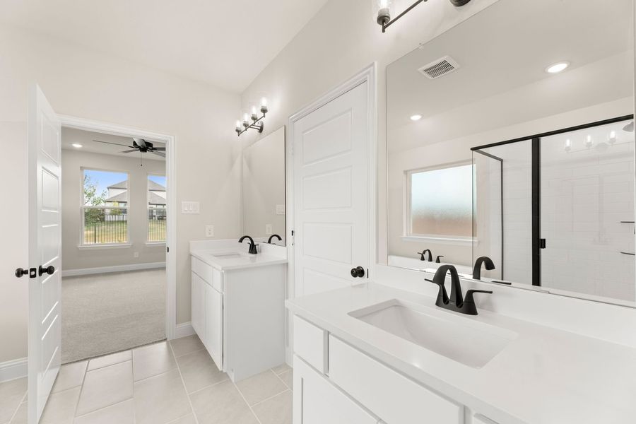 Furnished interior view inside a new home in Creekside, Royse City (Image 15).