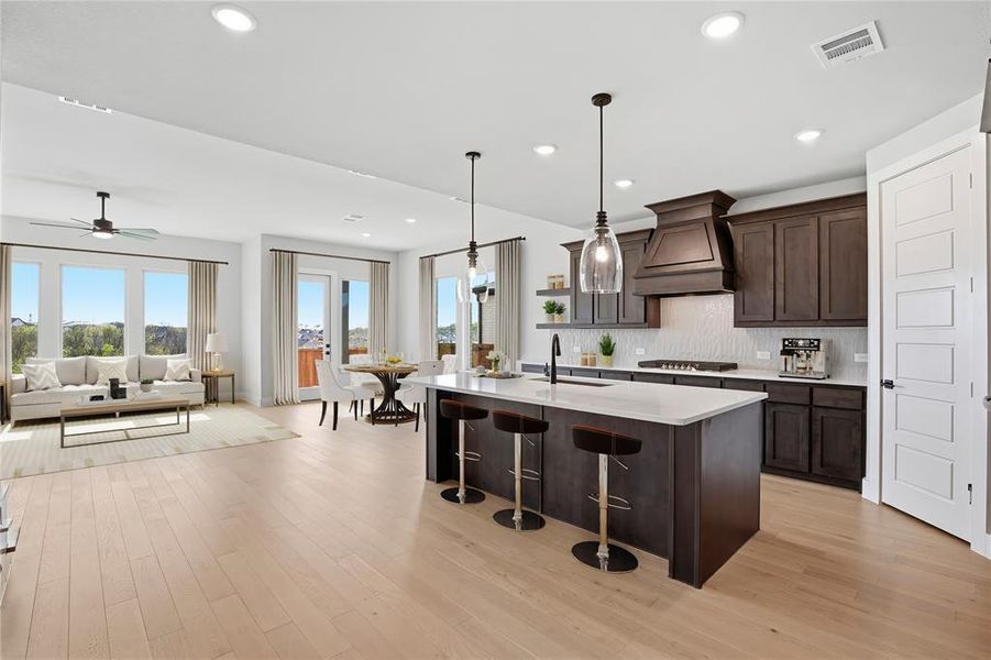 Furnished interior view inside a new home in Talon Hills, Fort Worth (Image 11).