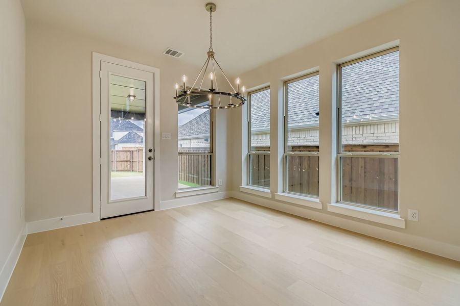 Spacious, unfurnished interior of a new home in The Tribute - Westbury 41s, The Colony (Image 25). Spacious, unfurnished interior of a new home in The Tribute - Westbury 41s, The Colony (Image 25).