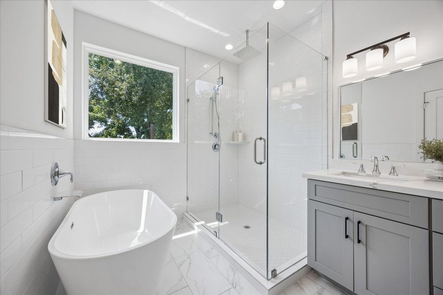 Furnished interior view inside a new home in , Houston (Image 13).