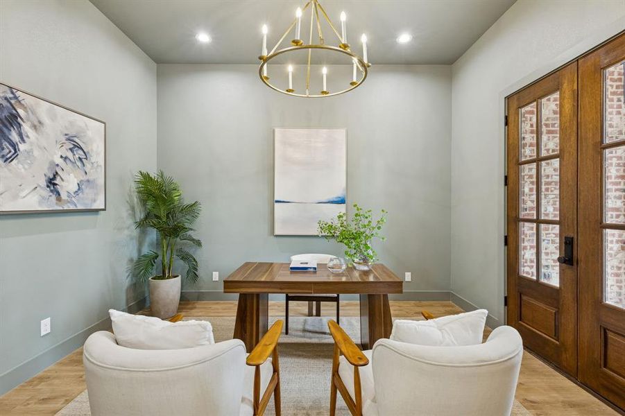 Furnished interior view inside a new home in , Midlothian (Image 16).