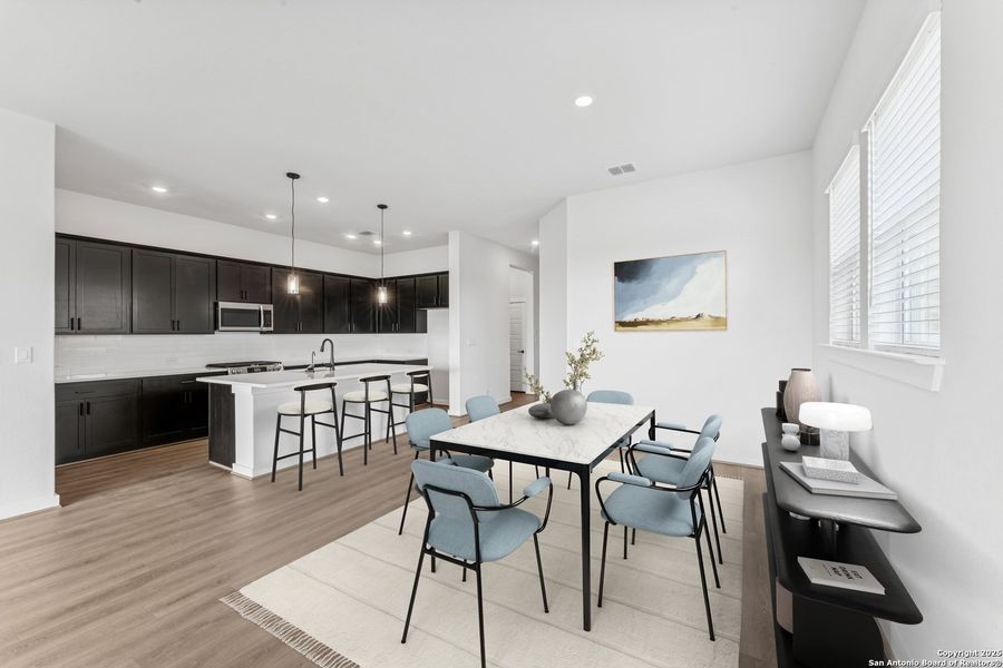 Furnished interior view inside a new home in Mayfair - Select Classic Series, New Braunfels (Image 11).