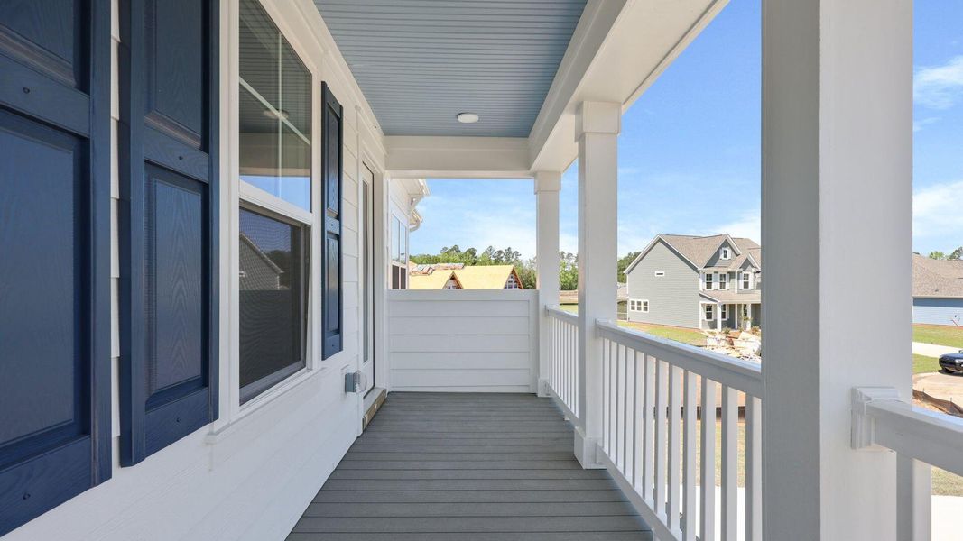 Exterior details and patio area of a home in Berkeley Bay, Ridgeville (Image 2).