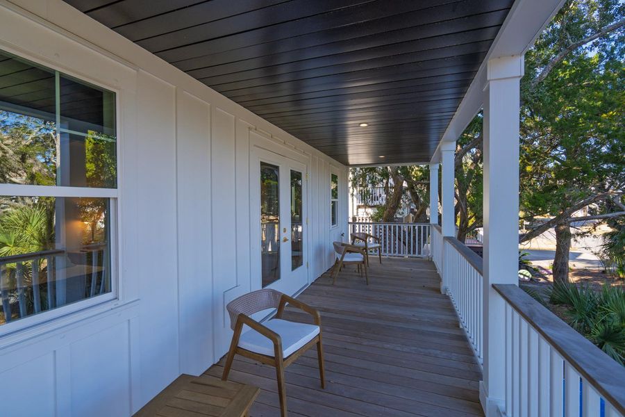 Exterior details and patio area of a home in , Edisto Island (Image 41). Exterior details and patio area of a home in , Edisto Island (Image 41).