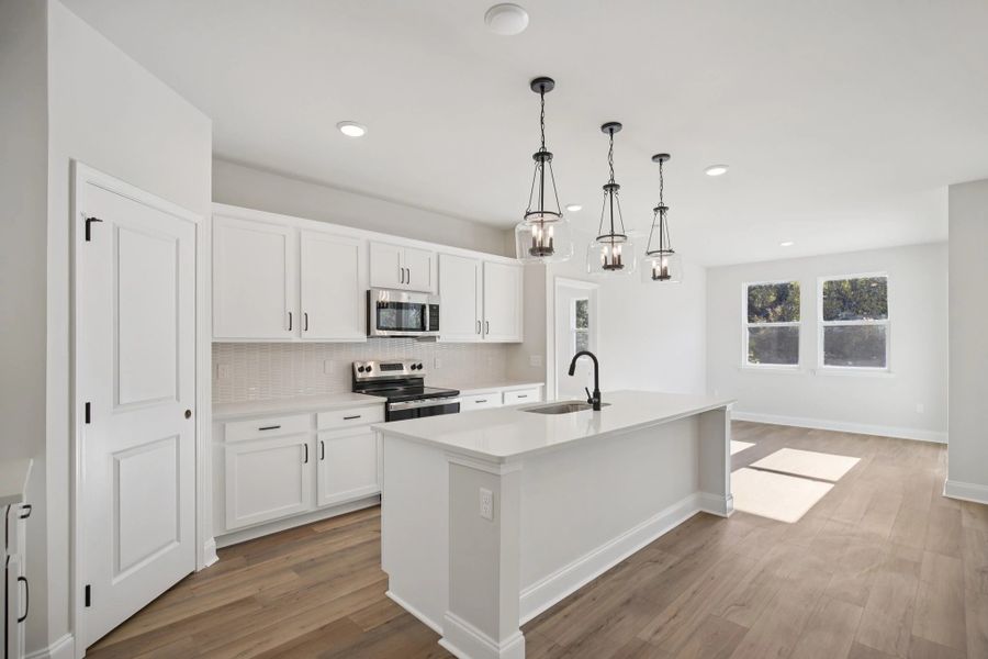 Furnished interior view inside a new home in Cedars at Cane Ridge | 55+ Community, Antioch (Image 11). Furnished interior view inside a new home in Cedars at Cane Ridge | 55+ Community, Antioch (Image 11).