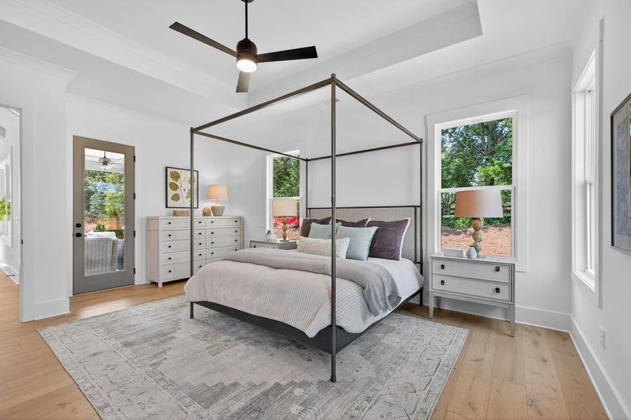 Furnished interior view inside a new home in Livingstone Park, Kennesaw (Image 22).
